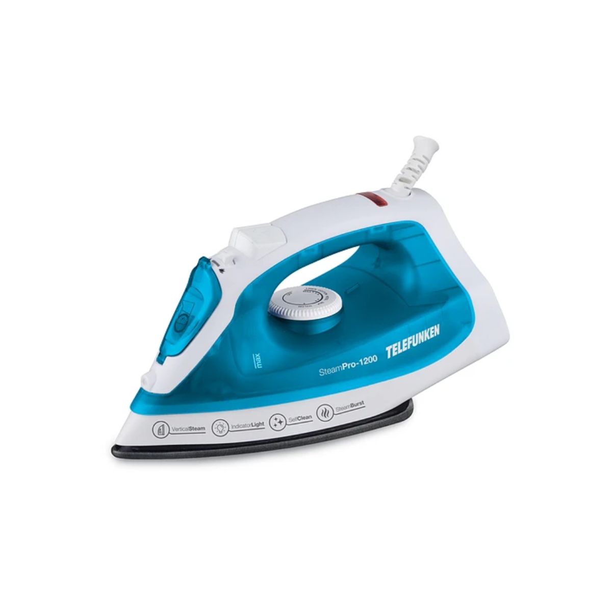 TELEFUNKEN - Plancha A Vapor 210 Ml Telefunken Steampro 1200