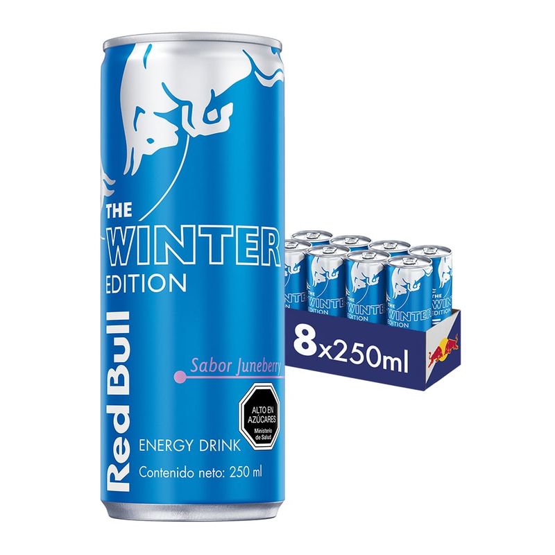RED BULL - Red Bull Bebida Energética Pack 8 Latas Juneberry 250Ml