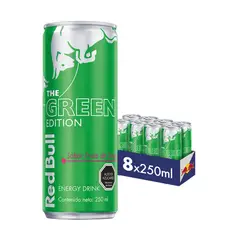 RED BULL - Bebida Energética 8 Latas Fruta del Dragón 250Ml
