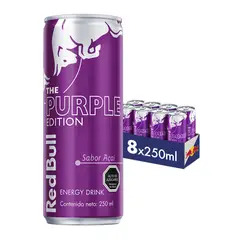 RED BULL - Bebida Energética Pack 8 Latas Acai 250Ml