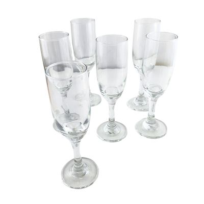 Imagen 2 del producto Set 6 Copas Champagne Modelo Versalles de 176mL