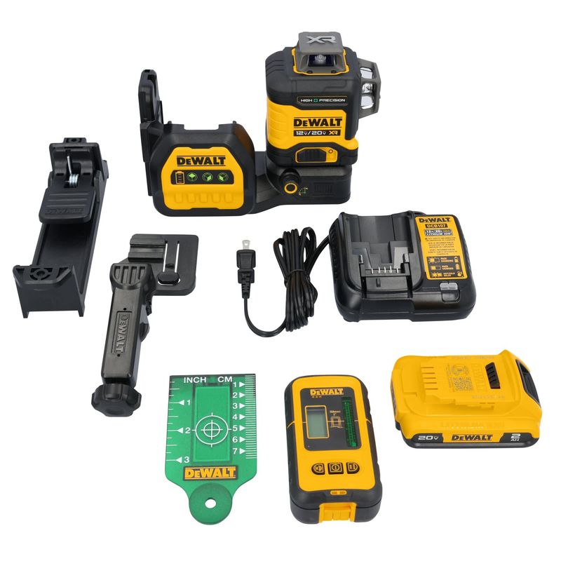 DEWALT - Nivel de láser verde línea 360° DEWALT DCLE34033D1