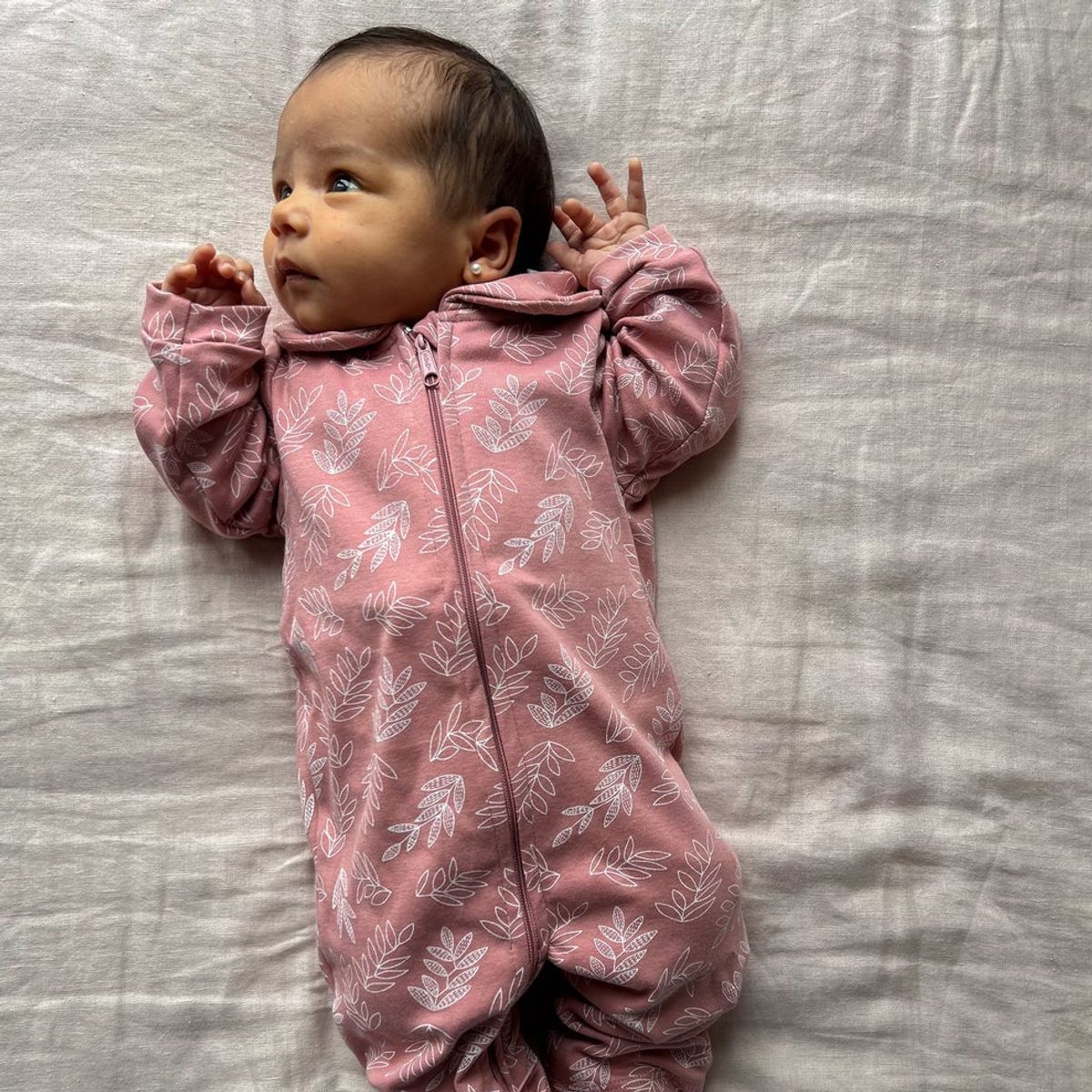 SIMPLY B - Pijama enterito palo rosa