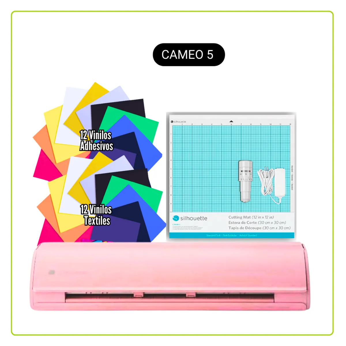 SILHOUETTE - Cameo 5 ROSADA Silhouette + Insumos