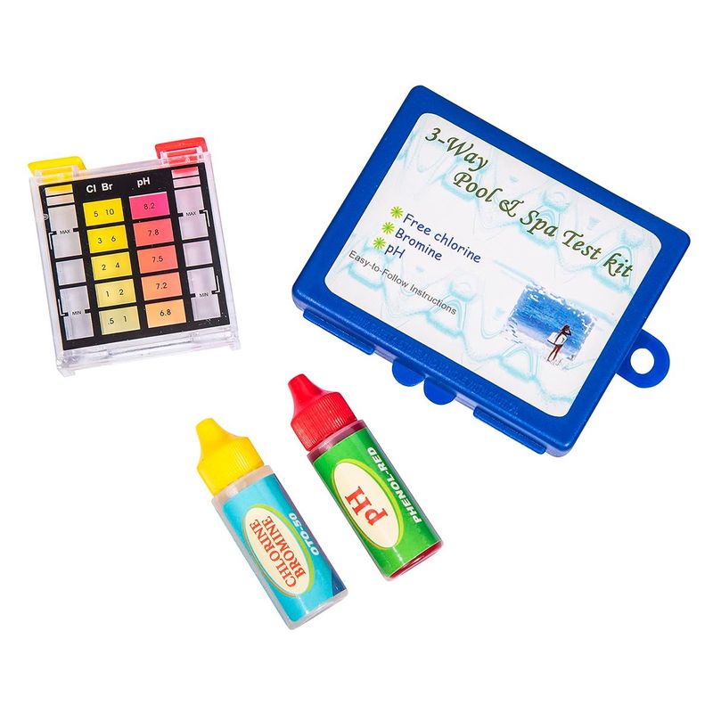 GENERICO - Tester Analizador Cloro 3 en 1 Cloro, Bromo y PH Bighouse