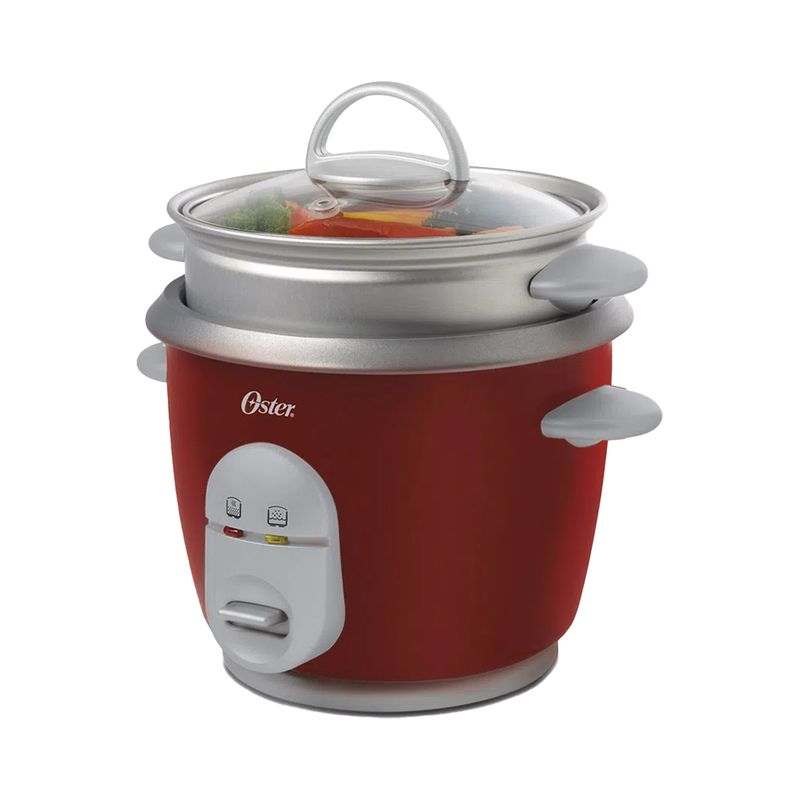 OSTER - Arrocera Multiusos Oster CKSTRC4723 3 tazas 350W Roja