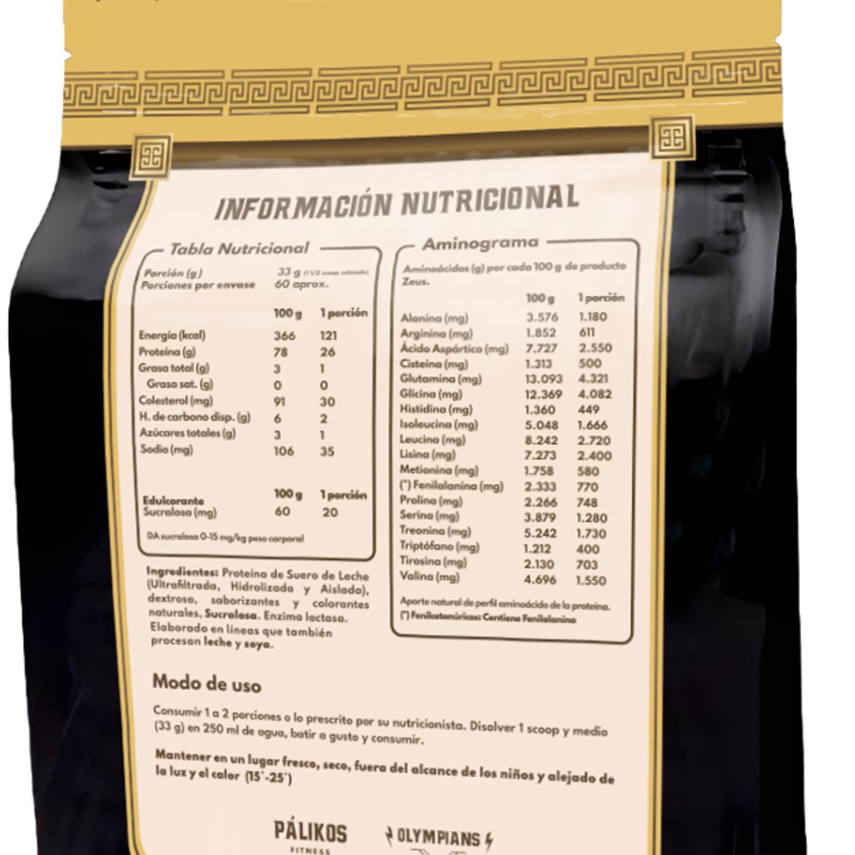 PALIKOS FITNESS - Pack Doble de Proteína 100% Whey Protein - 2 x Doypack de 2kg(2 Cappu)