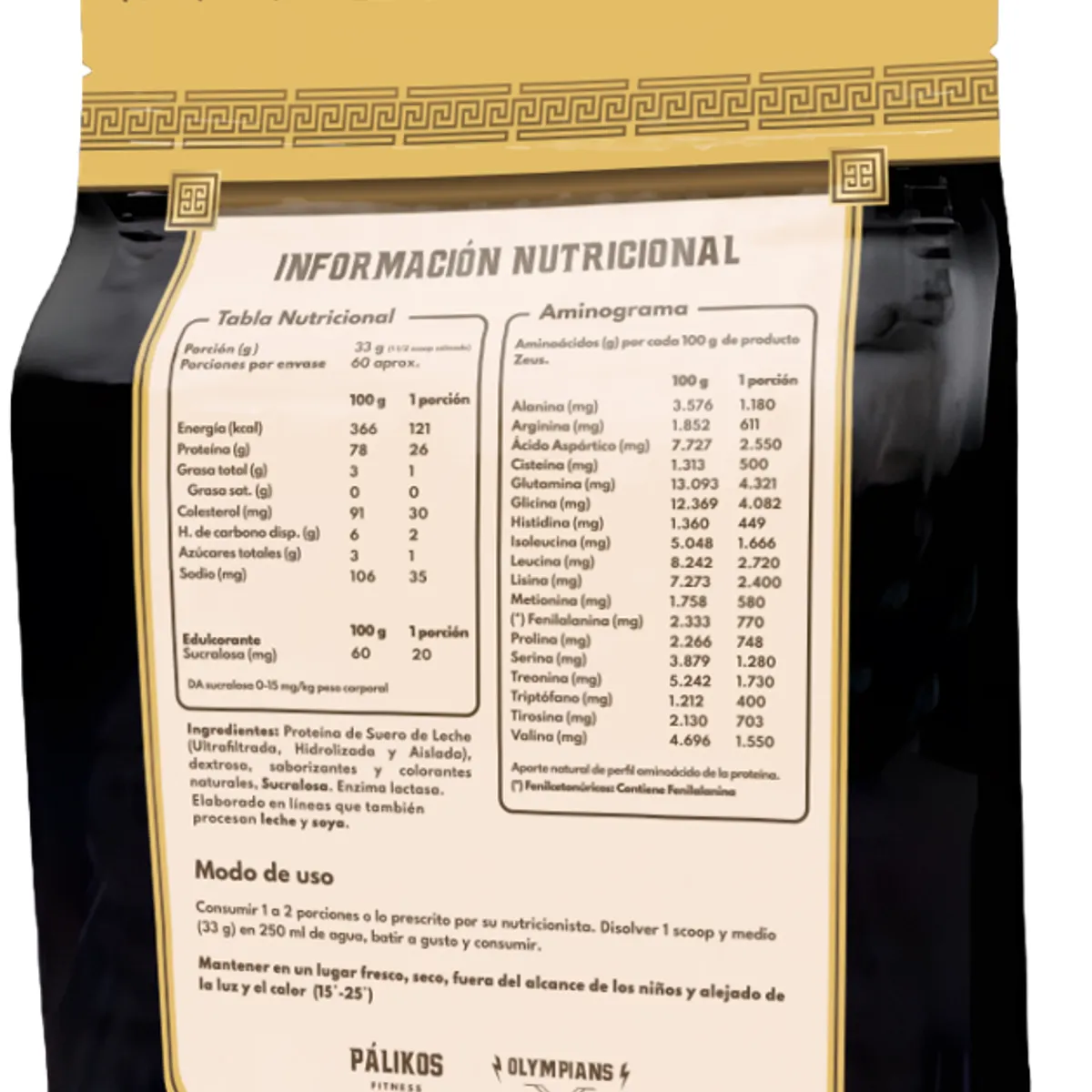 PALIKOS FITNESS - Doble de Proteína 100% Whey Protein - 2 x Doypack de 2kg (2 Vainilla)