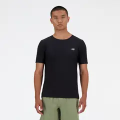 NEW BALANCE - Polera Hombre Negro