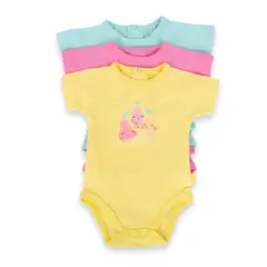 PILLIN - Set 3 Pzas Body Bebé niña Multicolor