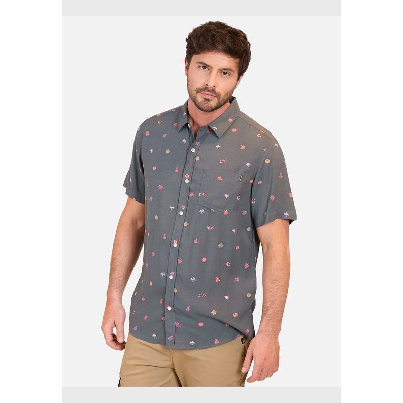 MAUI AND SONS - Camisa MC Esfire Multicolor Hombre Maui And Sons