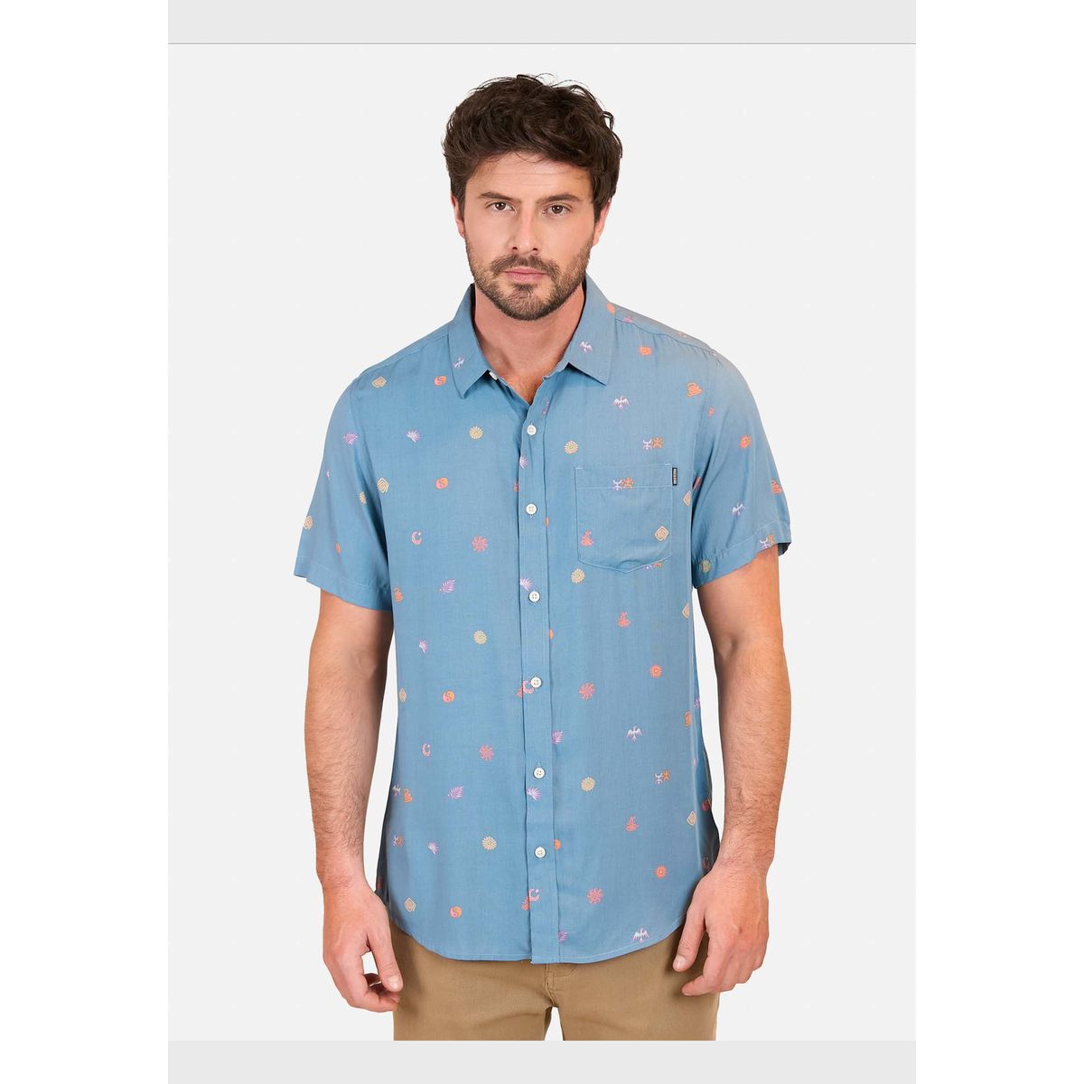 MAUI AND SONS - Camisa MC Arely Multicolor Hombre Maui And Sons