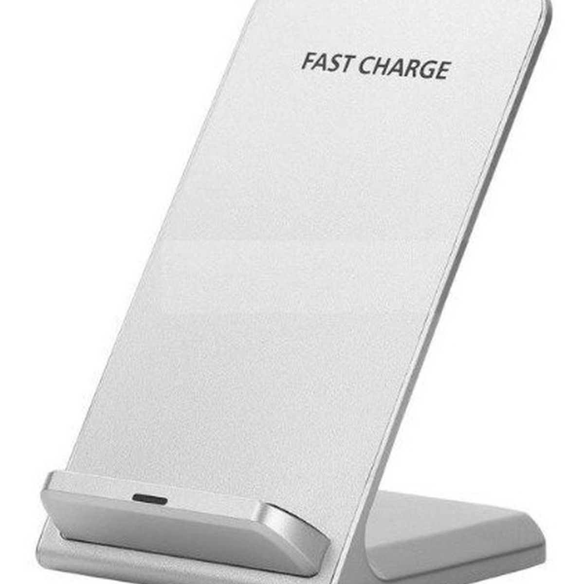 GENERICO - Cargador Inalambrico Para iPhone Samsung Qi Carga Rapida - Blanco