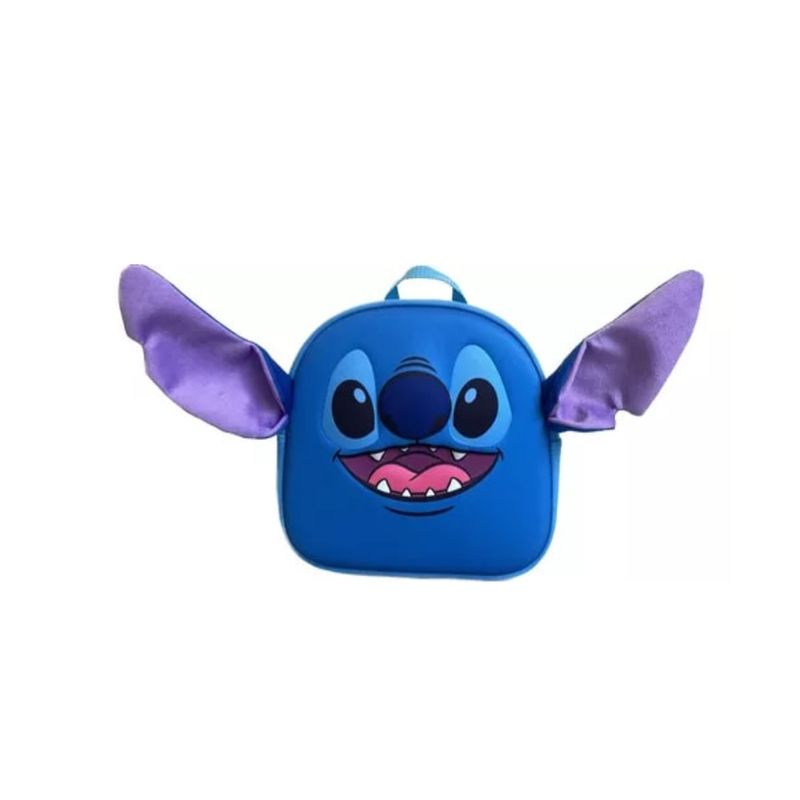 INTEK GAMES - Mochila Pre-escolar 3d Stitch Con Arnes