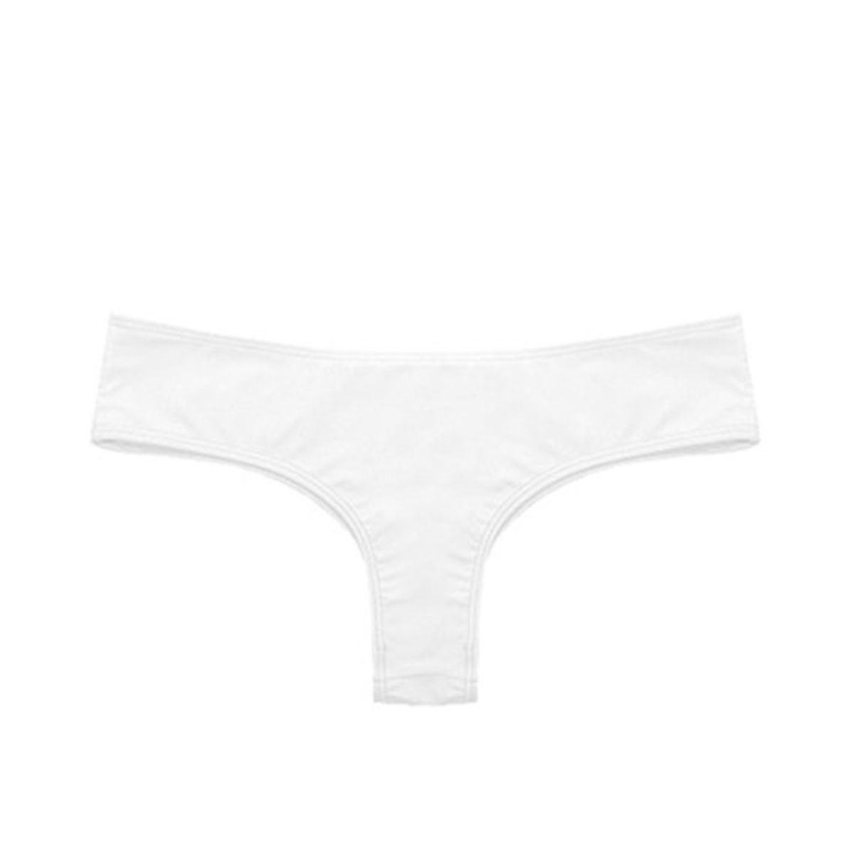 SAMIA - Bikini calzón culote tanga color blanco SAMIA