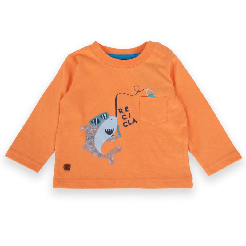 PILLIN - Polera Bebé niño Naranja Pillin PILLIN