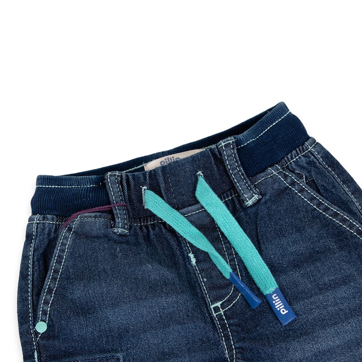 PILLIN - Bermuda Bebé niño Denim Pillin PILLIN