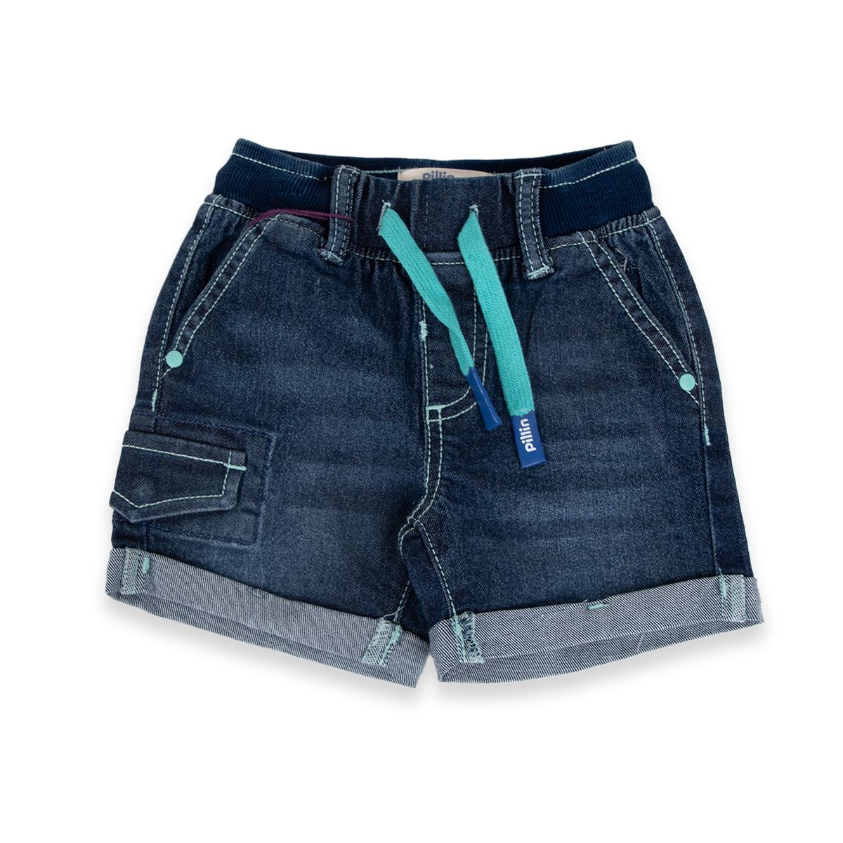 PILLIN - Bermuda Bebé niño Denim Pillin PILLIN