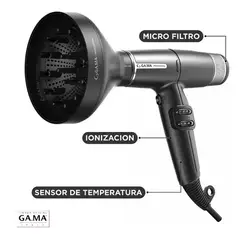 GAMA - Secador IQ Lite Black - Ultra liviano