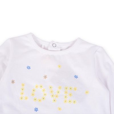 Imagen 2 del producto Polera Bebé Niña Blanco - Blanco