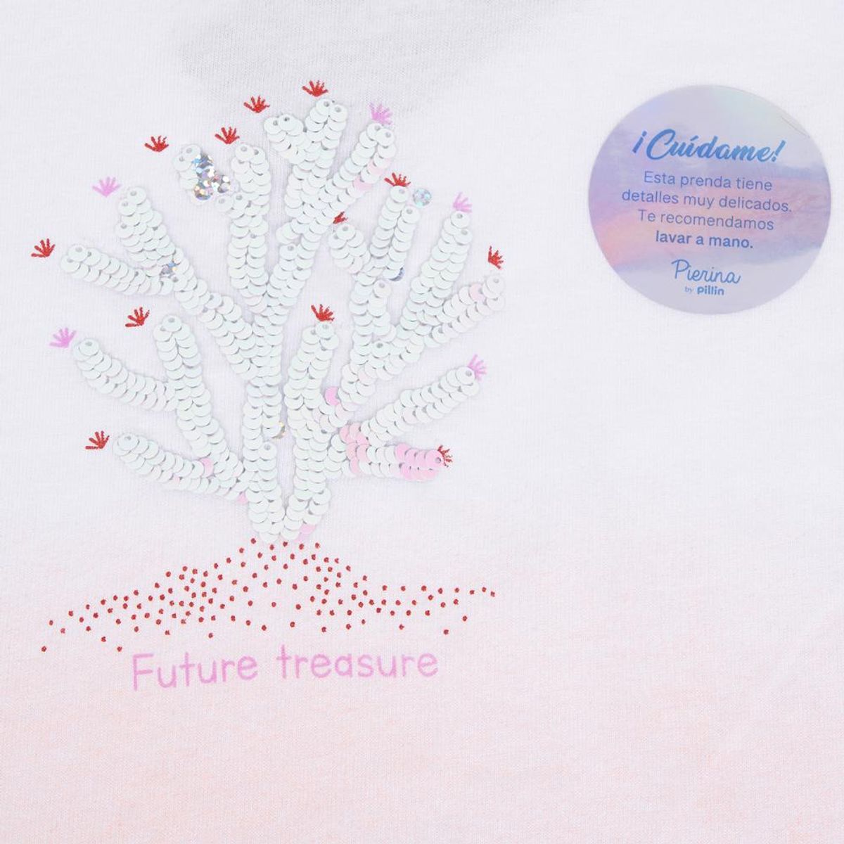 PILLIN - Polera Niña Durazno Pillin - Durazno