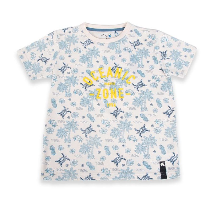 PILLIN - Polera Niño Crudo Pillin - Crema