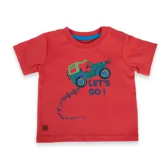 PILLIN - Polera Bebé Niño Rojo - Rojo