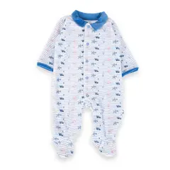 PILLIN - Osito Bebé niño Azul petróleo