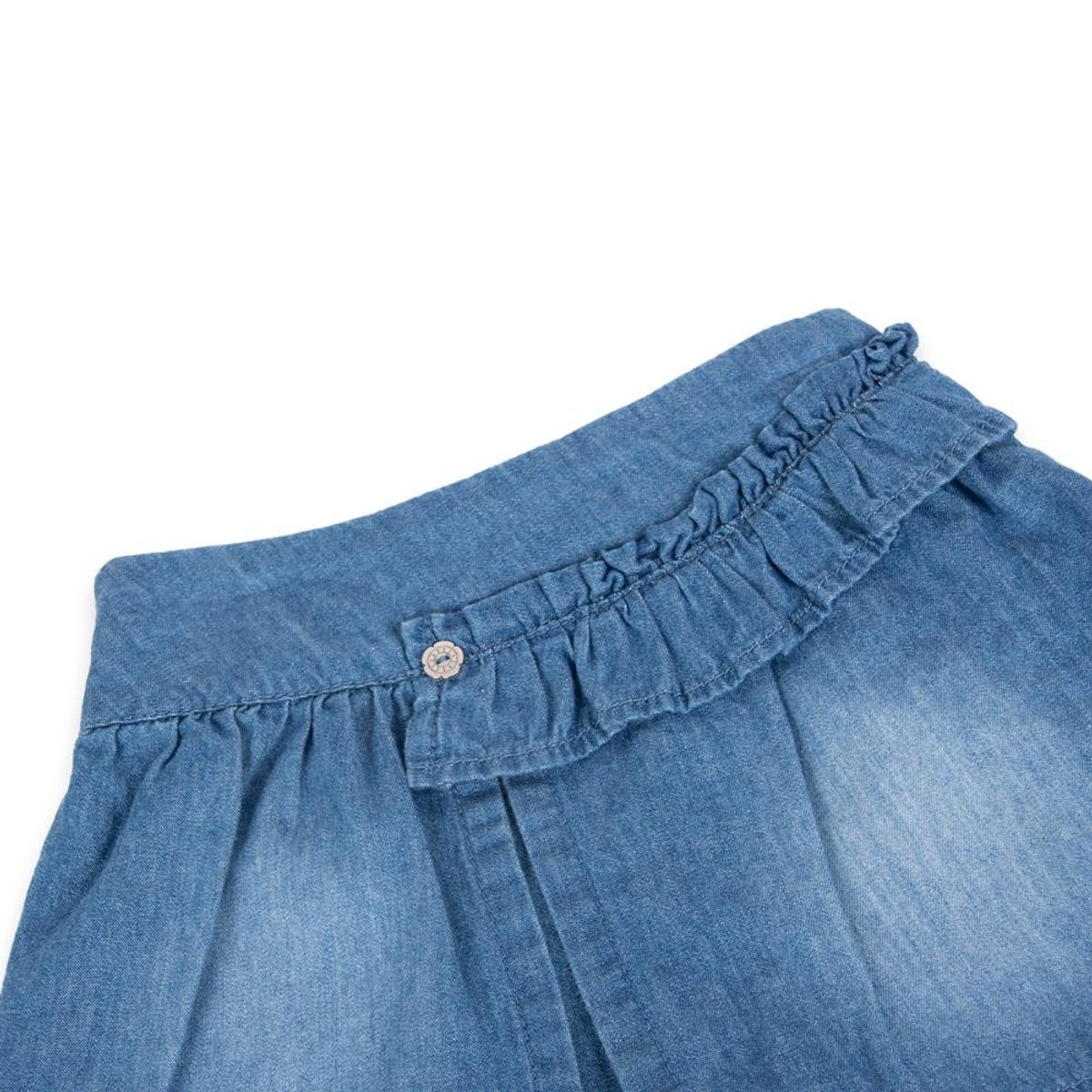 PILLIN - Short Bebé Niña Denim Pillin - Azul