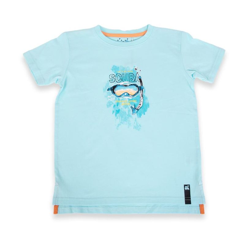 PILLIN - Polera Niño Turquesa Pillin PILLIN