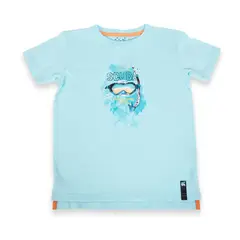 PILLIN - Polera Niño Turquesa