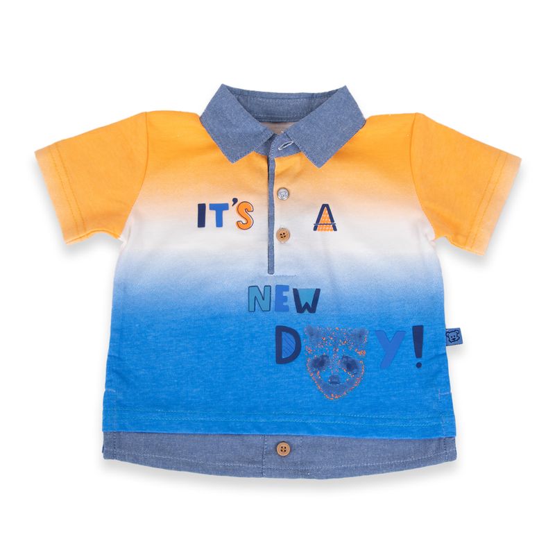 PILLIN - Polera Bebé niño Naranja Pillin PILLIN