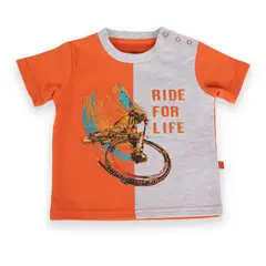 PILLIN - Polera Bebé niño Naranja