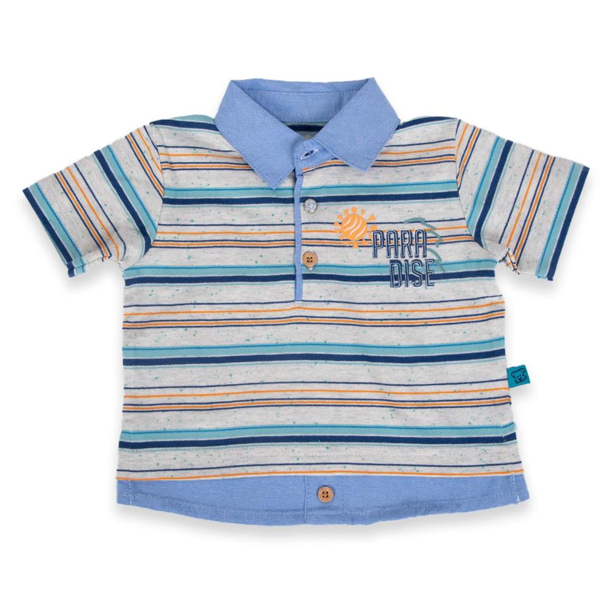 PILLIN - Polera Bebé niño Azul Pillin PILLIN