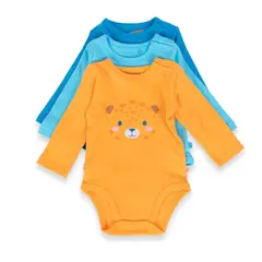 PILLIN - Set 3 Pzas Body Bebé niño Multicolor
