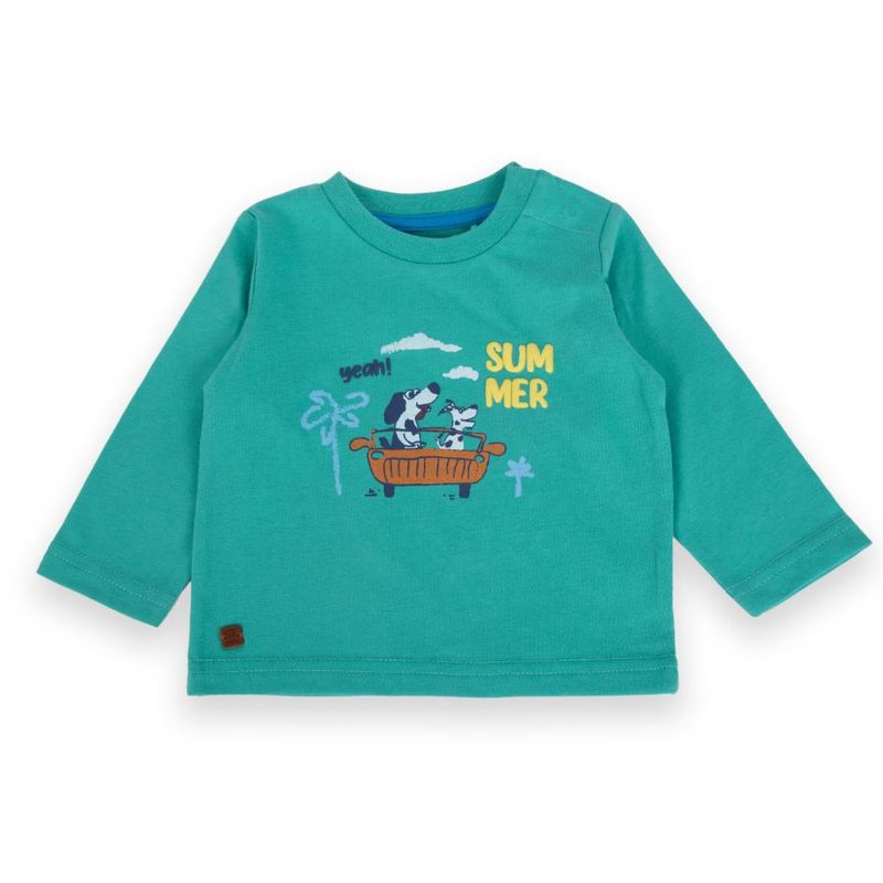 PILLIN - Polera Bebé Niño Verde Pillin - Verde