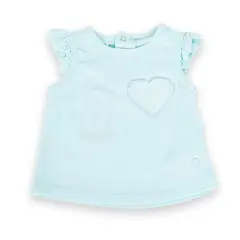 PILLIN - Polera Bebé niña Celeste