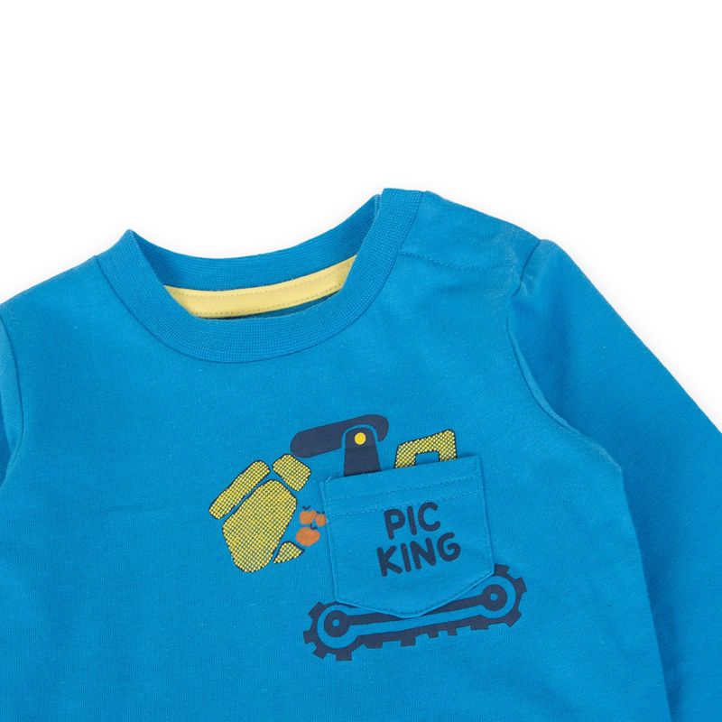 PILLIN - Polera Bebé niño Azul Pillin PILLIN