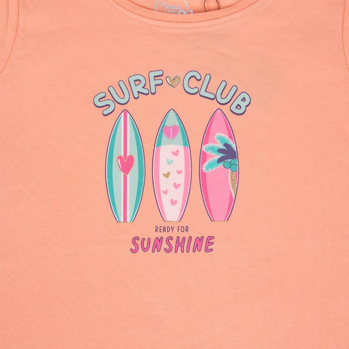 PILLIN - Polera Niña Naranja Pillin - Naranjo