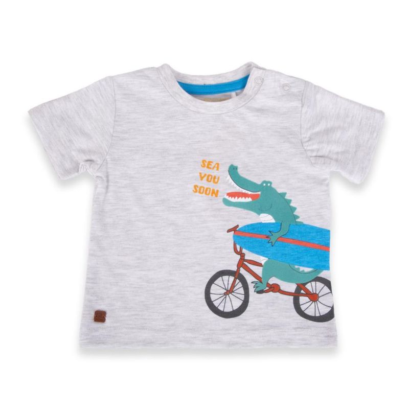 PILLIN - Polera Bebé niño Gris Pillin PILLIN