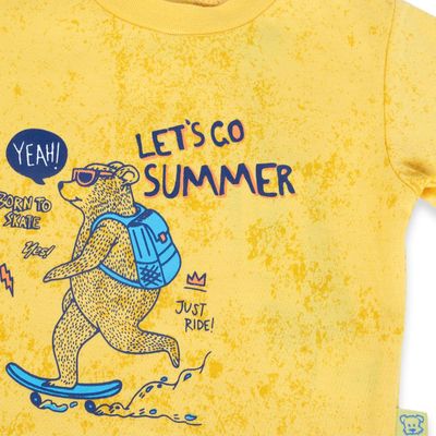 Imagen 2 del producto Polera Bebé Niño Amarillo - Amarillo