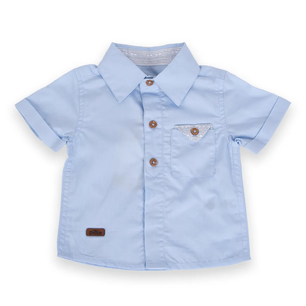 PILLIN - Camisa Bebé niño Celeste Pillin PILLIN
