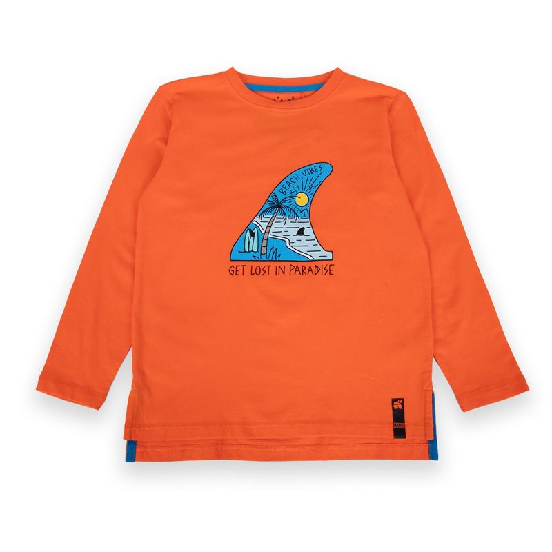 PILLIN - Polera Niño Naranja Pillin PILLIN