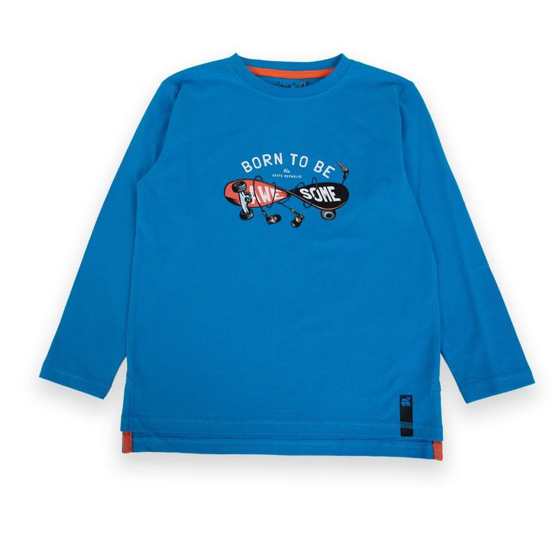 PILLIN - Polera Niño Azul eléctrico Pillin - Azul Cobalto