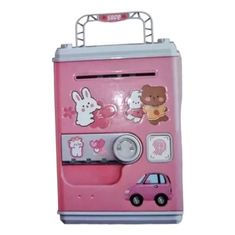 GENERICO - Cajero Automático De Alcancia Electrónica Para Niños ROSADO