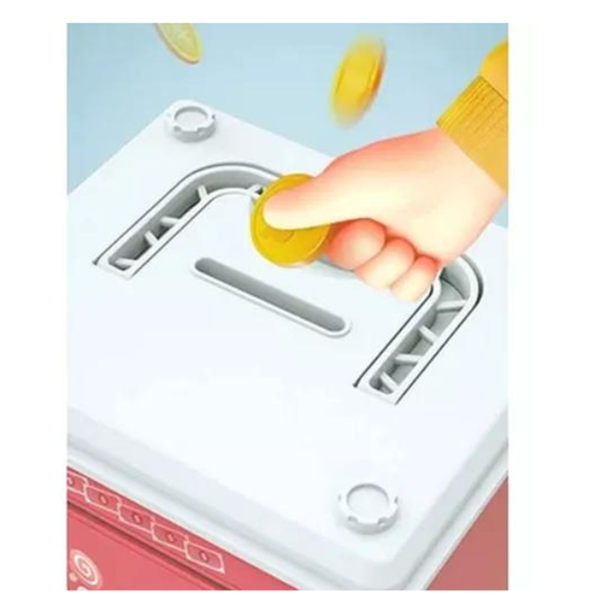 GENERICO - Cajero Automático De Alcancia Electrónica Para Niños ROSADO