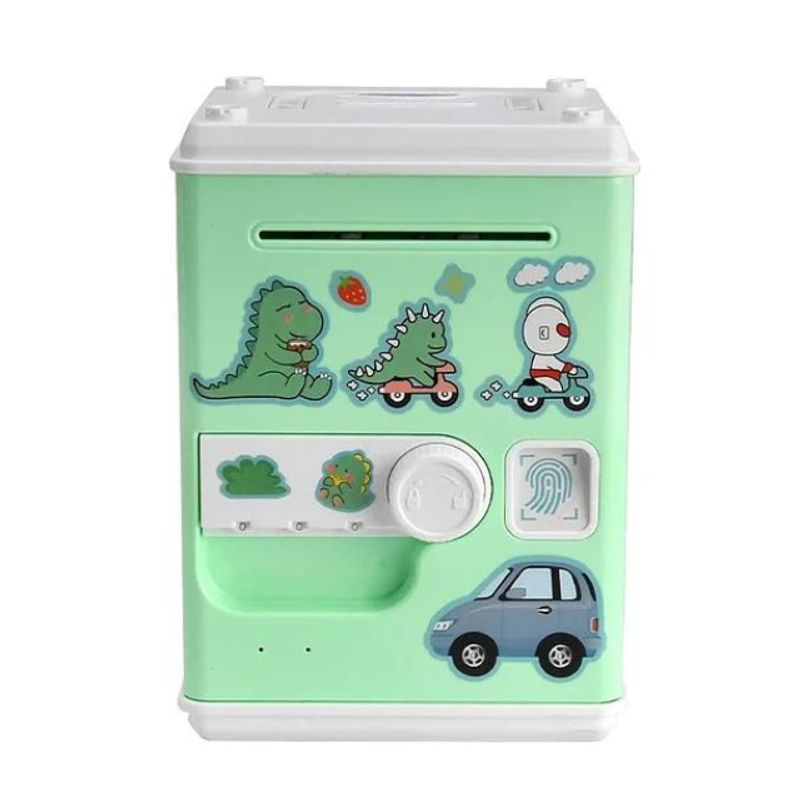 GENERICO - Cajero Automático De Alcancia Electrónica Para Niños VERDE