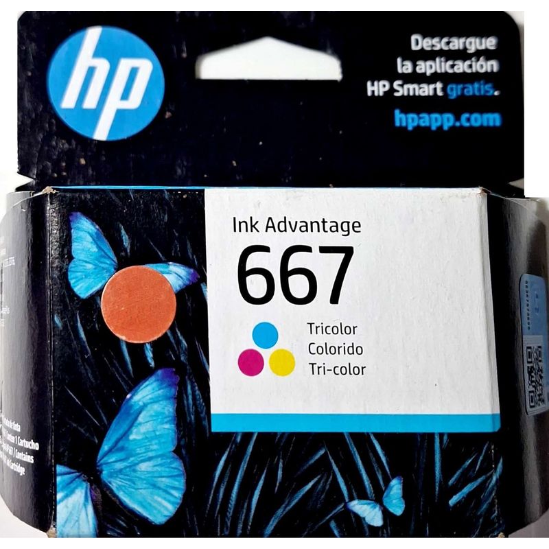 HP - Cartucho de tinta Original HP 667 Color