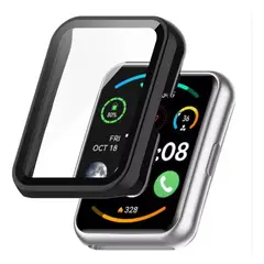 GENERICO - Carcasa Tpu Completa Para Huawei Watch Fit 2 - Negro