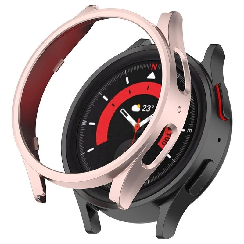 GENERICO - Protector Carcasa Para Samsung Galaxy Watch 5 40/44mm - Rosa